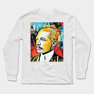 George Washington Williams abstract Portrait | George Washington Williams Artwork 2 Long Sleeve T-Shirt